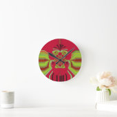 patroon Red Hakuna Matata Ronde Klok (Huis)