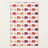 Patroon rode apen planner (Voorkant)