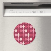 patroon rode argyle magneet (Insitu (Vaatwasser))