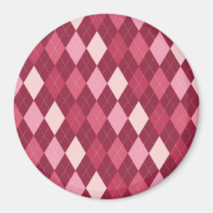 patroon rode argyle magneet