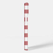 Patroon rode en witte gingham Case-Mate iPhone case (Achterkant / Rechts)