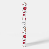 Patroon rode harten verpleegster Case-Mate iPhone case (Achterkant / Rechts)