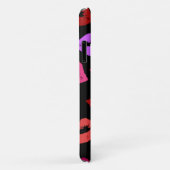 Patroon rode, Paarse en roze Pucker Lip Case-Mate iPhone Case (Achterkant/rechts)