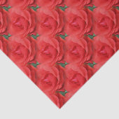 Patroon rode roodroze Natuur Tissuepapier (Detail)