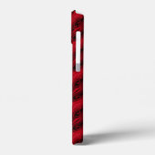 patroon rode rozen Case-Mate iPhone case (Achterkant / Links)