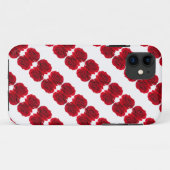 patroon rode rozen Case-Mate iPhone case (Achterkant (horizontaal))