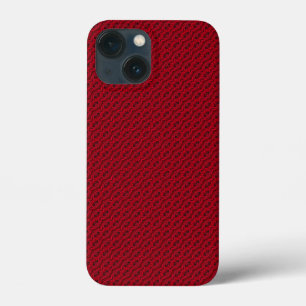 patroon rode rozen iPhone 13 mini hoesje