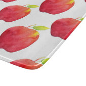 Patroon rode Waterverf Apple Snijplank (Hoek)