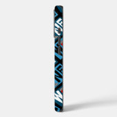 Patroon rode wijn Case-Mate iPhone case (Achterkant / Links)