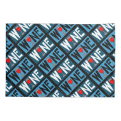 Patroon rode wijn kussensloop (Achterkant)