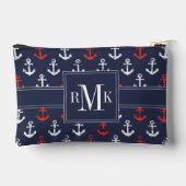 Patroon rode witte en blauwe zee etui (Achterkant)