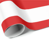 Patroon rode, witte XL Stripes Cadeaupapier (Rol Hoek)