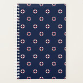 Patroon rood en wit buoy planner (Voorkant)