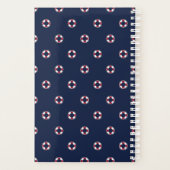 Patroon rood en wit buoy planner (Achterkant)