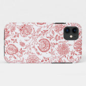 Patroon rood en wit Case-Mate iPhone case (Achterkant (horizontaal))