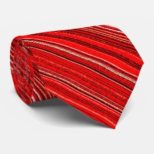 Patroon rood, wit en zwart stropdas