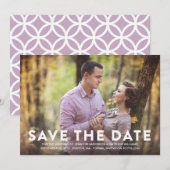 PATROON | SAVE THE DATE-AANKONDIGING DATE (Voorkant / Achterkant)