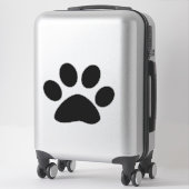 Patroon schilderafdrukken - Aangepaste cute Black  Sticker (Koffer)