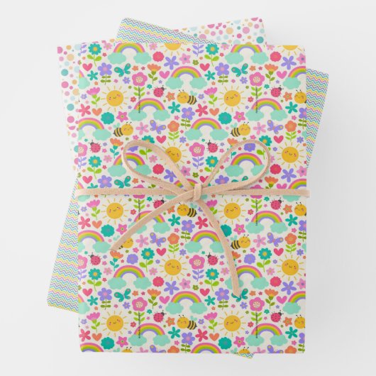 Patroon Spelen: Platte Wrap Sheets voor Moeiteloze Inpakpapier Vel (In situ)