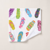 Patroon spiegelen | Elke achtergrondkleur Bad Handdoek (Wasdoekje)