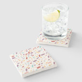 patroon stenen onderzetter (Zijkant)