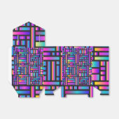 Patroon Stijlvol Matig Mode Geometrisch Tartan Bedankdoosjes (Uitgevouwen)