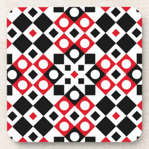 Patroon Stijlvol Moderne Geometrische Vintage Bier Onderzetter