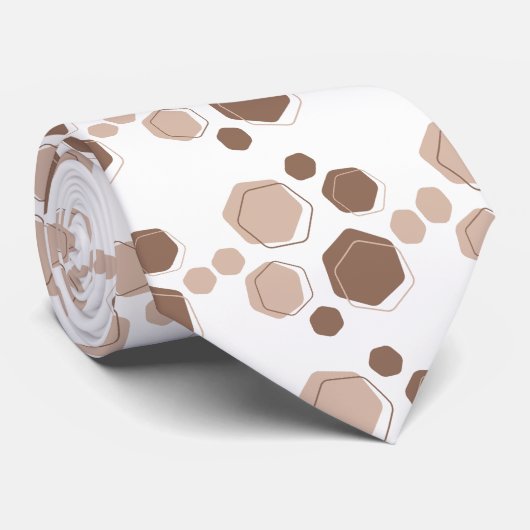 Patroon Stropdas (Opgerold)