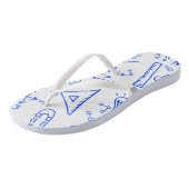 Patroon teenslippers (Schuin)