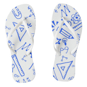 Patroon teenslippers