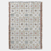 Patroon Tegel Mozaïek Deken (Voorkant Verticaal)