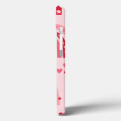 Patroon Valentijn 2024 achtergrond met hart liefde Case-Mate iPhone Case (Achterkant / Links)