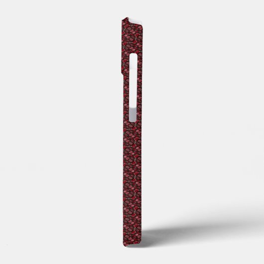 patroon van abstract granaatzaden Case-Mate iPhone case (Achterkant / Links)