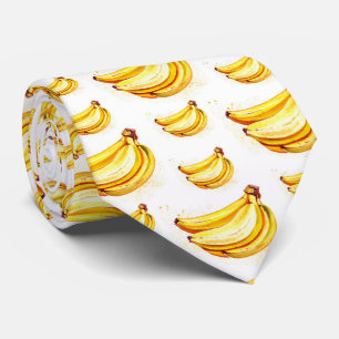patroon van afgekoeld gepantserde bananen stropdas