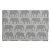 Patroon van Afrikaanse olifant Silhouettes Kussensloop (Achterkant)