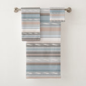 patroon van Atlantische strandgolven Bad Handdoek (Insitu)