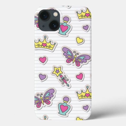 patroon van balletprinses Case-Mate iPhone case (Achterkant)