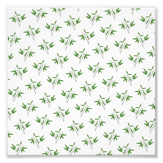 Patroon van bamboetdraden foto afdruk (Voorkant)