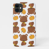 Patroon van Beren, luiers, Herfst, pompoenen Case-Mate iPhone Case (Achterkant)