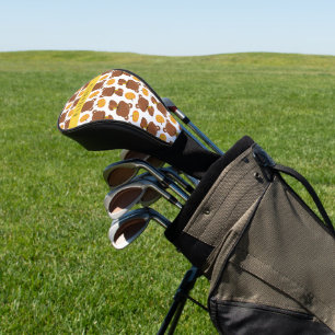 Patroon van Beren, schattige Beren, pompoen, Jouw Golfheadcover
