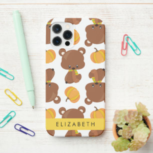 Patroon van Beren, schattige Beren, pompoen, Jouw  iPhone 12 Pro Hoesje
