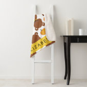 Patroon van Beren, schattige Beren, pompoen, Jouw  Sherpa Deken (In situ)