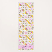 Patroon van Beren, teddyberen, sterren, Jouw naam Yogamat (Voorkant)