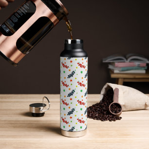 Patroon van bessen, rode bes, blauwe bes, fruit waterfles