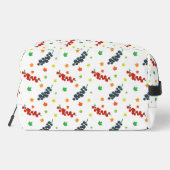 Patroon van bessen, rode bes, bosbes, fruit toilettasje (Achterkant)