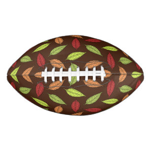 Patroon van bladeren, Kleurrijke bladeren, Herfstb American Football