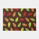 patroon van bladeren, kleurrijke bladeren, herfstb deurmat (Voorkant)