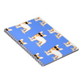 Patroon van bulldog notitieboek (Rechterzijde)