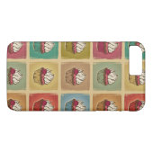  patroon van cupcakes Case-Mate iPhone case (Achterkant (Horizontaal))