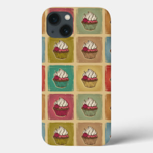  patroon van cupcakes iPhone 13 hoesje